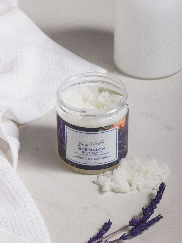 Lavender Body Scrub With Grapefruit Essential Oil - 250 ml