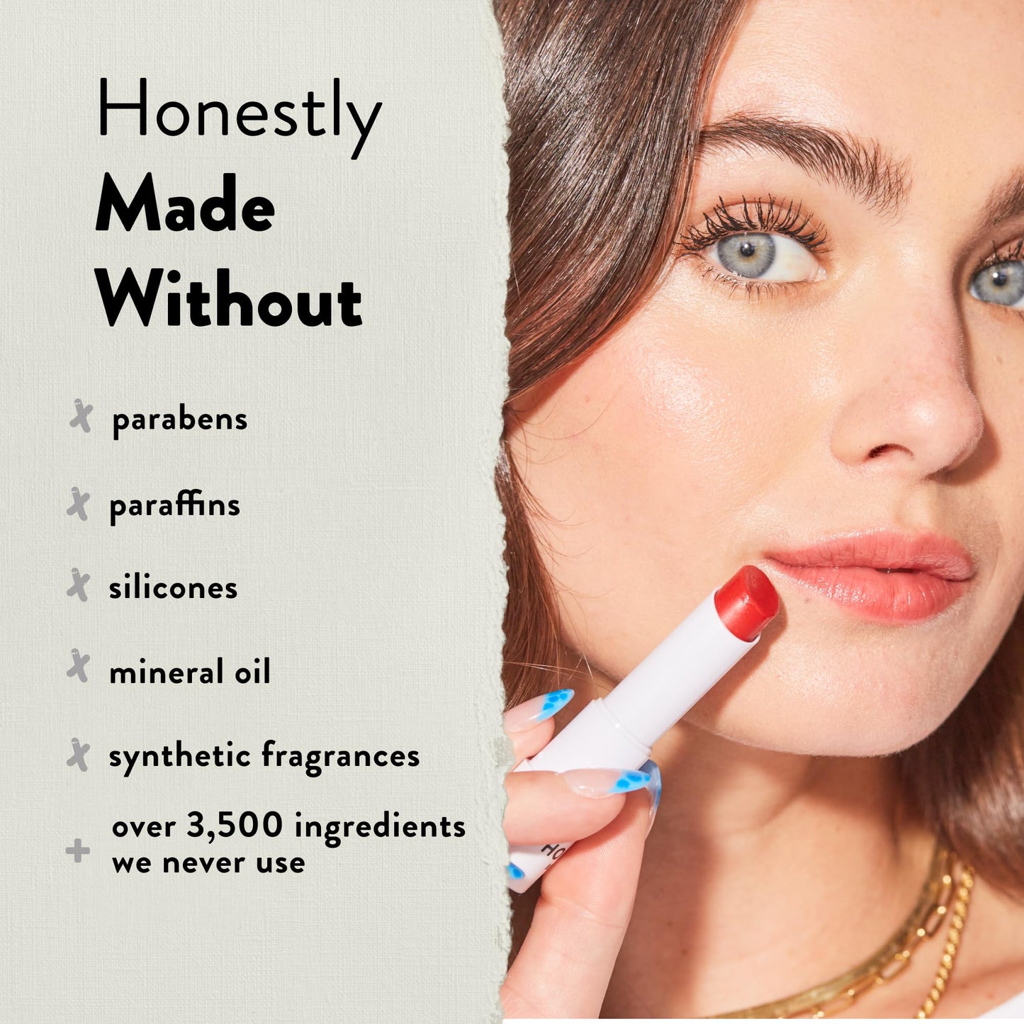 Honest Beauty Moisturizing Vegan Tinted Lip Balm | Antioxidant-rich Acai Extracts + Avocado Oil | Paraben Free + Cruelty Free | Summer Melon